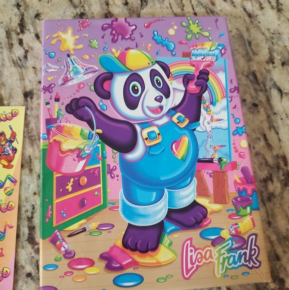 Lisa Frank Other - Vintage Lisa Frank Panda Painter box and stickers stationary set
